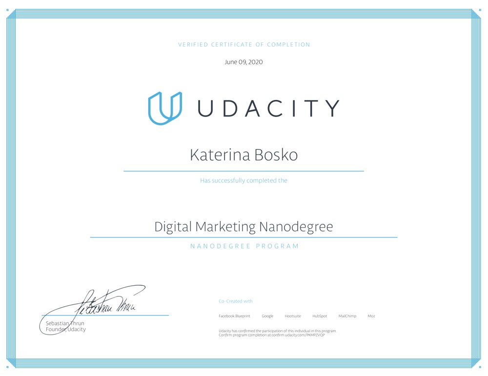 Udacity Digital Marketing Review